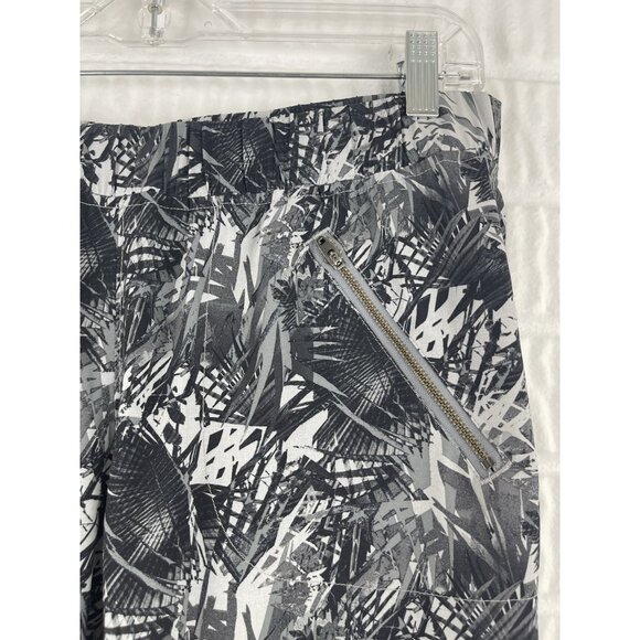 Athleta Pants Size 8 Black Tropical Print Joggers - Picture 4 of 9